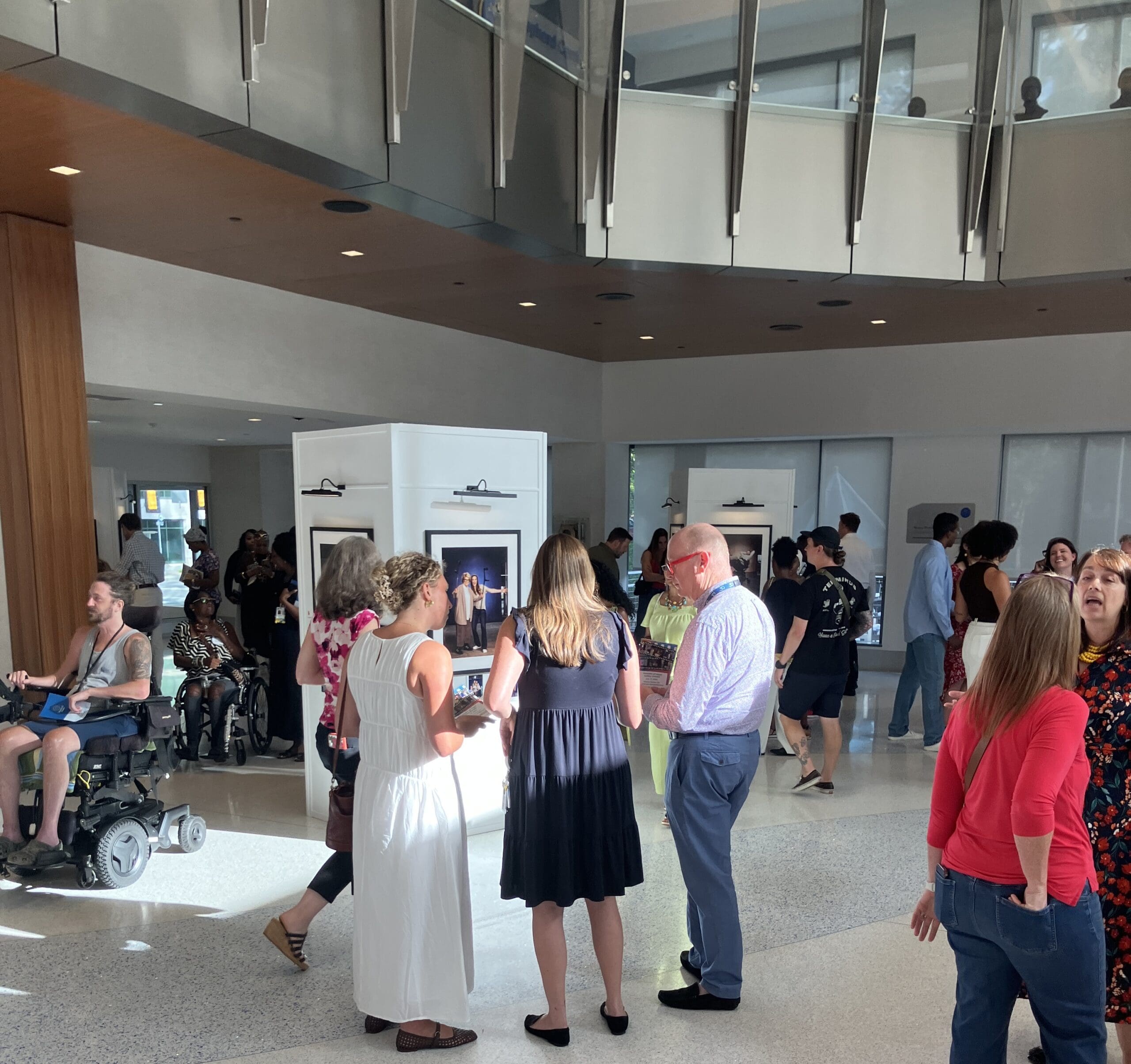 Portraits of Hope exhibit at the Shepherd Center in Atlanta