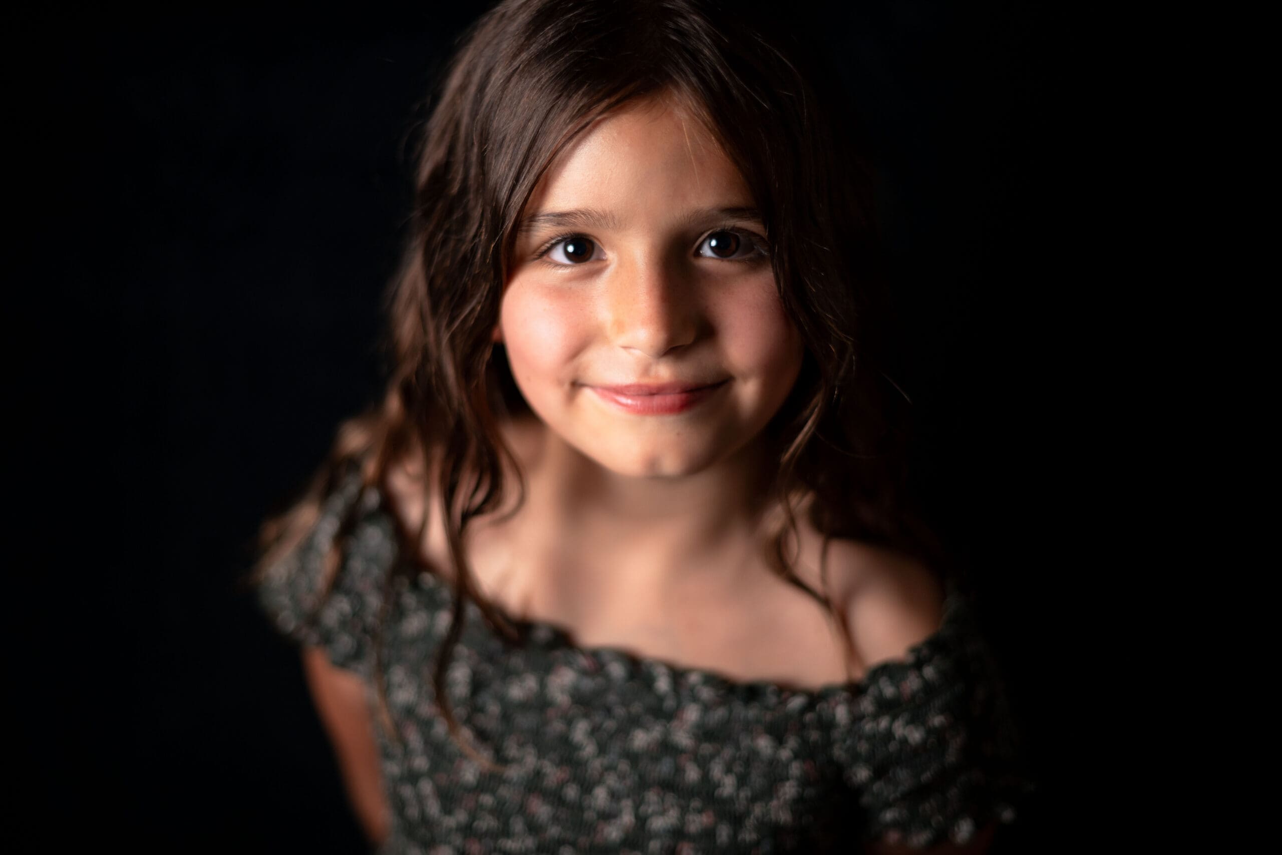 School picture day image of smiling girl